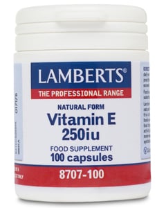 Lamberts Natural Vitamin E 250ius 100 caps